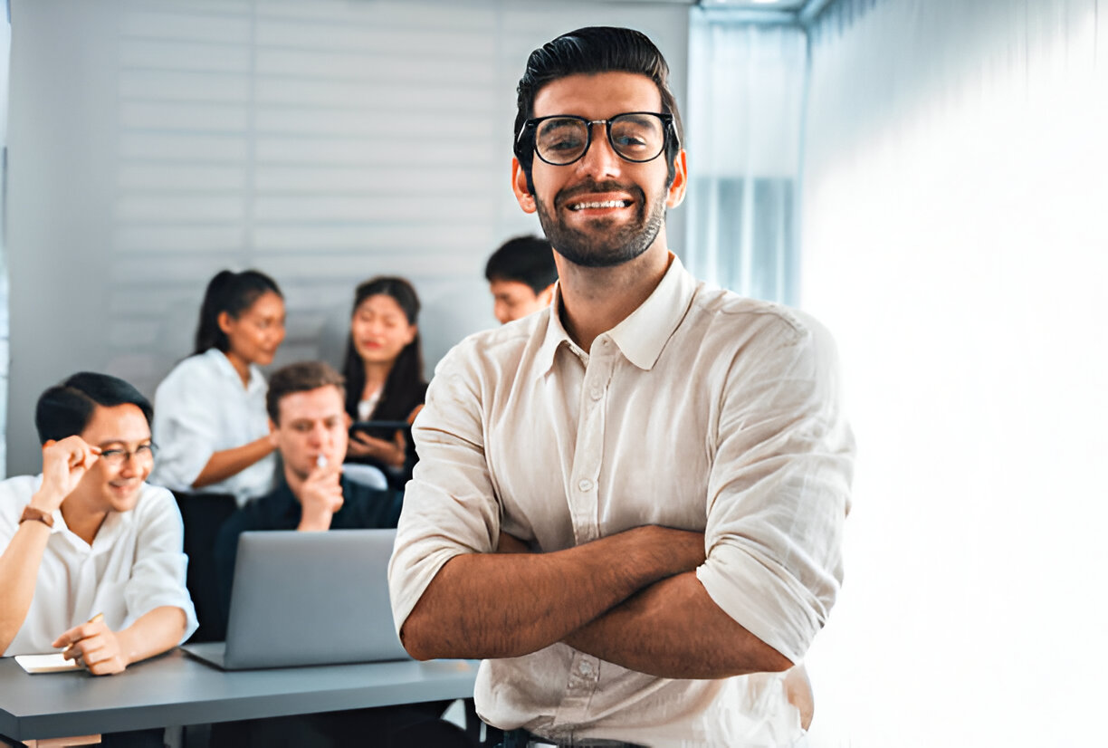 Now Hiring board with laptop